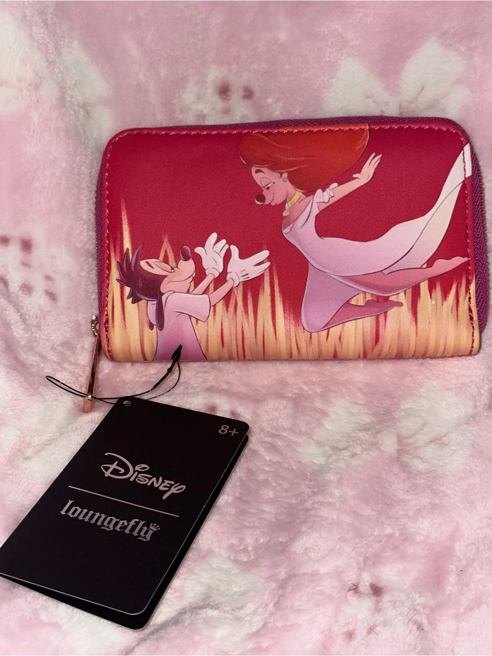 Loungefly w/ wallet “A Goofy Movie” Max & Roxanne 30th Anniversary Backpack